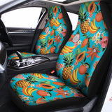 Vintage Tropical Fruits Pattern Print Universal Fit Car Seat Covers 102422