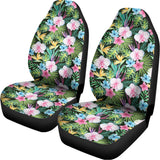 Vintage Tropical Jungle Hawaiian Print Universal Fit Car Seat Covers 102422