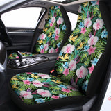 Vintage Tropical Jungle Hawaiian Print Universal Fit Car Seat Covers 102422