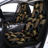 Vintage Tropical Tiger Pattern Print Universal Fit Car Seat Covers 102422