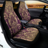 Vintage Western Damask Floral Print Universal Fit Car Seat Covers 102422