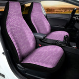 Violet Knitted Pattern Print Universal Fit Car Seat Covers 102422