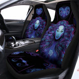 Virgo And Astrological Signs Print Universal Fit Car Seat Covers 102422