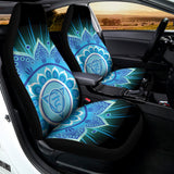 Vishuddha Chakra Mandala Print Universal Fit Car Seat Covers 102422