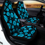 Vishuddha Chakra Pattern Print Universal Fit Car Seat Covers 102422