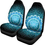 Vishuddha Chakra Spiritual Print Universal Fit Car Seat Covers 102422
