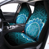 Vishuddha Chakra Spiritual Print Universal Fit Car Seat Covers 102422