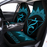 Vishuddha Chakra Symbol Print Universal Fit Car Seat Covers 102422