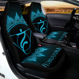 Vishuddha Chakra Symbol Print Universal Fit Car Seat Covers 102422