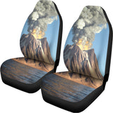 Volcanic Mountain Print Universal Fit Car Seat Covers 102422