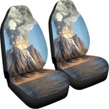 Volcanic Mountain Print Universal Fit Car Seat Covers 102422