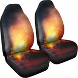 Volcano Eruption Print Universal Fit Car Seat Covers 102422