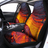 Volcano Lava Print Universal Fit Car Seat Covers 102422