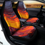 Volcano Lava Print Universal Fit Car Seat Covers 102422