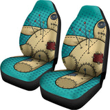 Voodoo Doll Print Universal Fit Car Seat Covers 102422