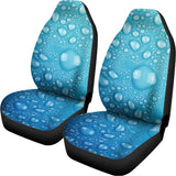 Water Drops Print Universal Fit Car Seat Covers 102422