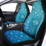 Water Drops Print Universal Fit Car Seat Covers 102422