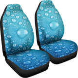 Water Drops Print Universal Fit Car Seat Covers 102422
