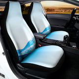 Water Wave Print Universal Fit Car Seat Covers 102422