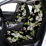 Watercolor Alstroemeria Pattern Print Universal Fit Car Seat Covers 102422