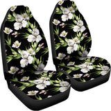 Watercolor Alstroemeria Pattern Print Universal Fit Car Seat Covers 102422