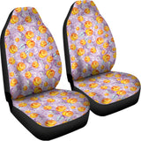 Watercolor Apricot Fruit Pattern Print Universal Fit Car Seat Covers 102422