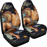 Watercolor Aquarius Zodiac Sign Print Universal Fit Car Seat Covers 102422