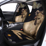 Watercolor Aries Zodiac Sign Print Universal Fit Car Seat Covers 102422