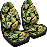 Watercolor Avocado Print Universal Fit Car Seat Covers 102422