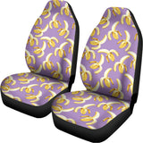 Watercolor Banana Pattern Print Universal Fit Car Seat Covers 102422