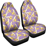 Watercolor Banana Pattern Print Universal Fit Car Seat Covers 102422