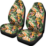 Watercolor Bird Of Paradise Print Universal Fit Car Seat Covers 102422