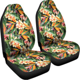 Watercolor Bird Of Paradise Print Universal Fit Car Seat Covers 102422