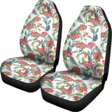 Watercolor Bouvardia Print Universal Fit Car Seat Covers 102422