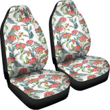 Watercolor Bouvardia Print Universal Fit Car Seat Covers 102422