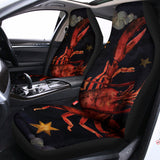 Watercolor Cancer Zodiac Sign Print Universal Fit Car Seat Covers 102422
