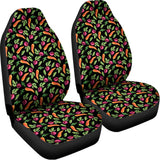 Watercolor Carrot And Radish Print Universal Fit Car Seat Covers 102422