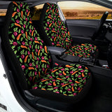 Watercolor Carrot And Radish Print Universal Fit Car Seat Covers 102422