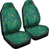 Watercolor Carrot Pattern Print Universal Fit Car Seat Covers 102422
