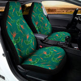 Watercolor Carrot Pattern Print Universal Fit Car Seat Covers 102422