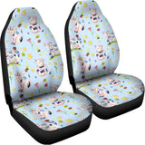 Watercolor Cartoon Cow Pattern Print Universal Fit Car Seat Covers 102422