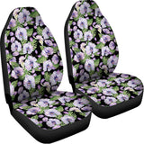 Watercolor Cattleya Pattern Print Universal Fit Car Seat Covers 102422