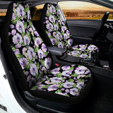 Watercolor Cattleya Pattern Print Universal Fit Car Seat Covers 102422