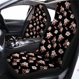 Watercolor Cherry Blossom Pattern Print Universal Fit Car Seat Covers 102422