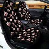 Watercolor Cherry Blossom Pattern Print Universal Fit Car Seat Covers 102422