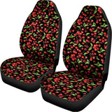 Watercolor Cherry Pattern Print Universal Fit Car Seat Covers 102422