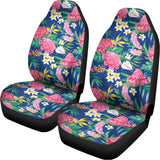 Watercolor Chrysanthemum Pattern Print Universal Fit Car Seat Covers 102422