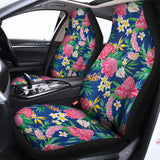 Watercolor Chrysanthemum Pattern Print Universal Fit Car Seat Covers 102422