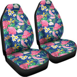 Watercolor Chrysanthemum Pattern Print Universal Fit Car Seat Covers 102422