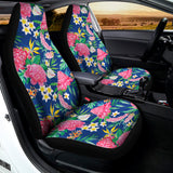Watercolor Chrysanthemum Pattern Print Universal Fit Car Seat Covers 102422